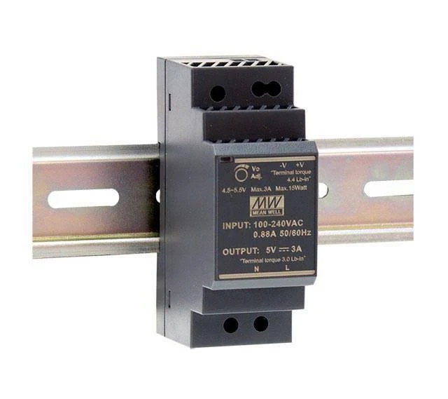 [PWR250005-12] Fuente de alimentación conmutada sobre carril DIN (12V)